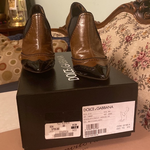Dolce Gabbana shoes heel . Size 7, in the original box - Picture 7 of 9